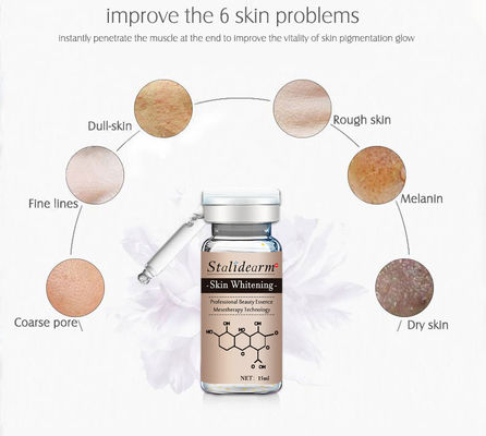Kulit lebih cerah Meso Serum Microneedling Logo Disesuaikan Serum Pemutih Anti Penuaan
