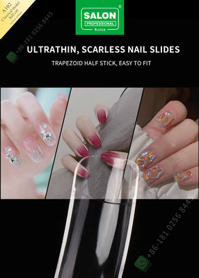 Tips Kuku Perancis Klasik Custom Nail Clear Half Tips