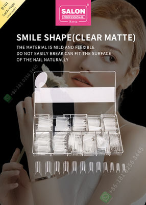 Smile Matte False Nail Tips Salon Half Manicure Tip