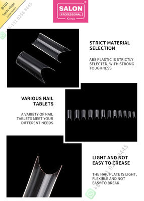 Smile Matte False Nail Tips Salon Half Manicure Tip