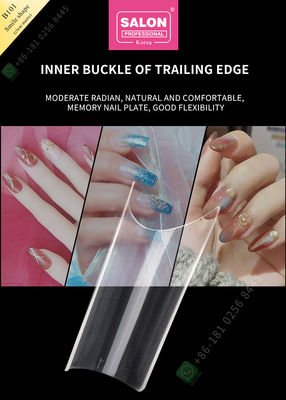 Smile Matte False Nail Tips Salon Half Manicure Tip