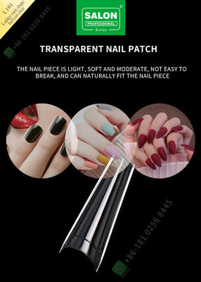 Tangga/Bentuk Tangga Setengah Potong Kuku Palsu French Style Artificial Nail Tips Fake Nail