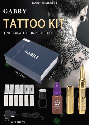 Kit Mesin Pistol Tato Makeup Permanen Microblading Listrik Untuk Alis