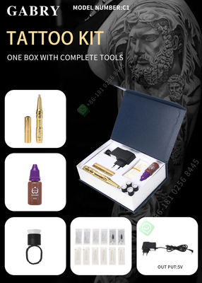Kit Mesin Pistol Tato Makeup Permanen Microblading Listrik Untuk Alis
