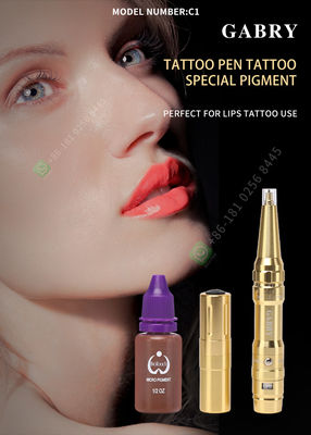 Kit Mesin Pistol Tato Makeup Permanen Microblading Listrik Untuk Alis