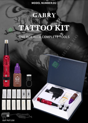 1 Kit Pena Mesin Tato Kecantikan Nirkabel Untuk Make Up Permanen Bibir