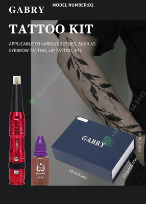 1 Kit Pena Mesin Tato Kecantikan Nirkabel Untuk Make Up Permanen Bibir