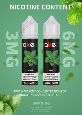 Cairan Jus Vaping Rasa Mint 99,9% Kemurnian Untuk Rokok E