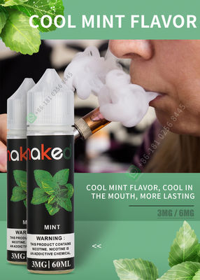 Mint Taste E Vaping Liquid Untuk Perangkat Merokok Rokok Elektronik Mod 2.02oz