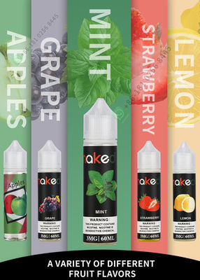 Cairan Jus Vaping Rasa Mint 99,9% Kemurnian Untuk Rokok E