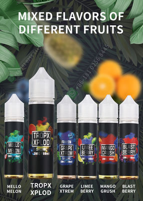 TROPX Xplod E-Juice E Cig Vaping Liquid E-Liquid Kustomisasi Rasa Jeruk
