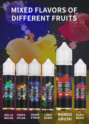 E- Liquid Nic Salt Vape Juice Dengan Kekuatan Nikotin 3mg Rasa Unik