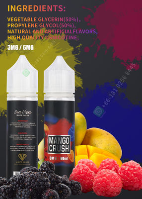 50 Rasa Vape Liquid 60ml E-Juice 100% Bahan Murni Untuk Pena Vape