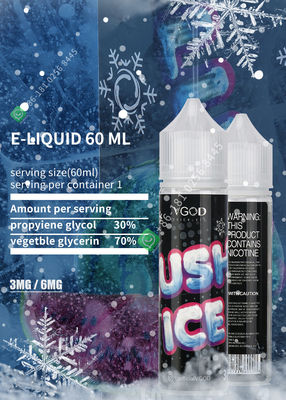 E - Liquid Boom Vape Juice Kekuatan Nikotin 3mg 6mg 24mg Dengan Tanggal Kadaluarsa 3 Tahun