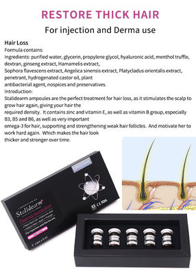 Stalidearm Youth Serum Injection Set Untuk Peningkatan Pertumbuhan Rambut 5ml Volume OEM