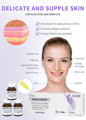Pabrik wajah mesoterapi suntikan serum mencerahkan melembapkan anti-penuaan pemutih Glutathione lifting filler