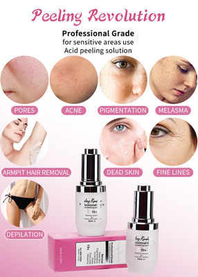 30ml Skin Peeling Serum / Professional Grade Liquid Set untuk Solusi Pengelupasan Kulit Wajah