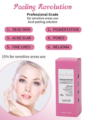 30ml Skin Peeling Serum / Professional Grade Liquid Set untuk Solusi Pengelupasan Kulit Wajah