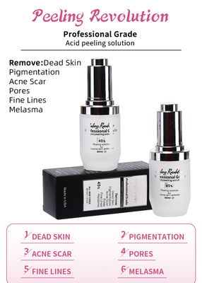 Professional Grade Acid Peeling Solution Set Cairan untuk Pengelupasan Wajah