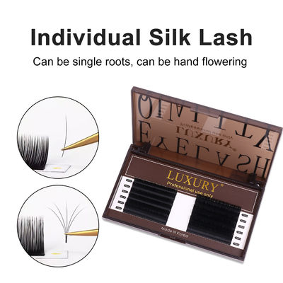 5D W Bentuk Lashes Ekstensi CC/D/DD Curling Volume Pra-dibuat Lembut bulu mata Ekstensi Makeup