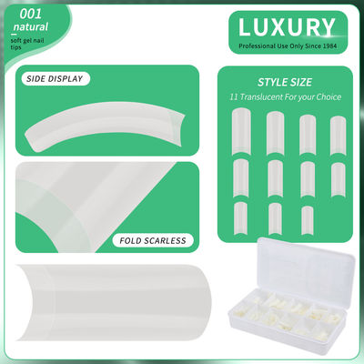 Customisable Long Last Square False Nails untuk Nail Art Salon dengan Layanan OEM