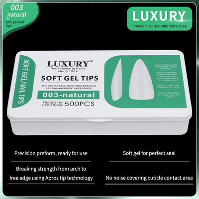 Soft Gel Nail Tips 500PCS/Kotak Acrylic Nails Tekan pada kuku untuk Nail Art Desain Alat Manicure