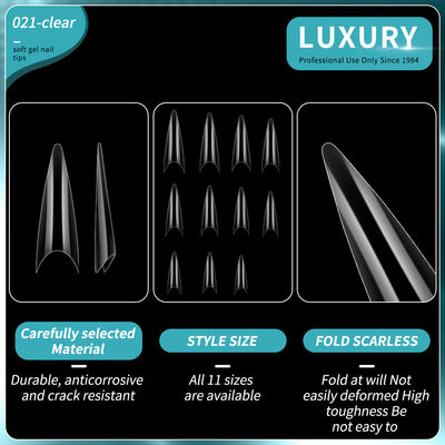 Gaya Baru Stiletto Setengah Tutup Kuku Palsu Tips Kuku Buatan Untuk Desain Seni Kuku