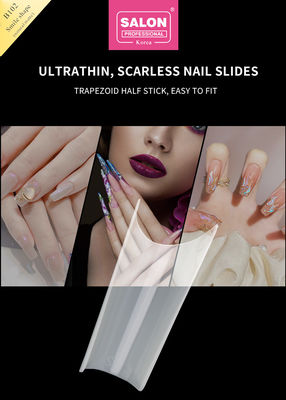 Professional ABS Full Cover Gel Artificial Nail Long Square Press pada kuku untuk ekstensi kuku yang sempurna