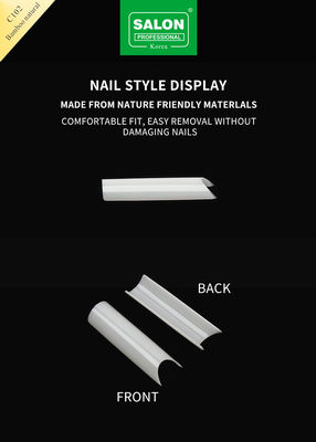 Square Full Cover Ultra-Thin ABS False Nail untuk Salon Nail Extensions Mudah DIY Nail Art di Rumah