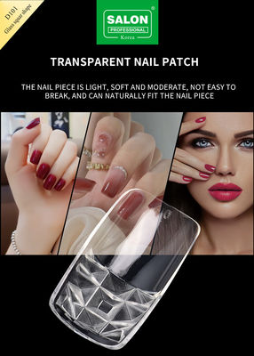 Half Cover Acrylic False Nail 12 Ukuran dengan Kantong untuk Ekstensi Kuku