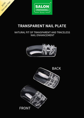 Half Cover Acrylic False Nail 12 Ukuran dengan Kantong untuk Ekstensi Kuku