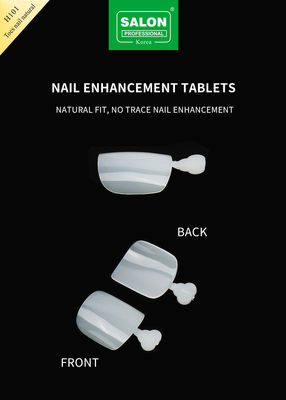 Artificial Acrylic False Nail Full Cover Warna Alam Palsu Kuku Kaki Kaki Kuku