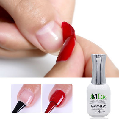 Amigo Gel Nail Polish Kit 18ml Semi-Permanent Soak Off UV / Led Varnish Untuk Salon Nail