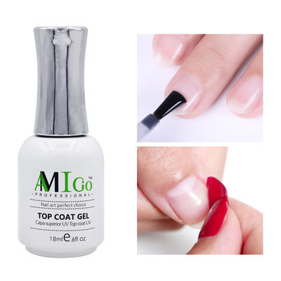 Amigo Gel Nail Polish Kit 18ml Semi-Permanent Soak Off UV / Led Varnish Untuk Salon Nail
