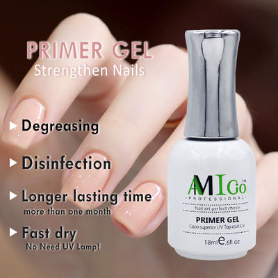 Amigo Gel Nail Polish Kit 18ml Semi-Permanent Soak Off UV / Led Varnish Untuk Salon Nail
