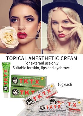 Krim Mati Rasa TKTX 10g Berbasis Air Krim Anestetik Tato Tidak Berminyak dengan Pengiriman Cepat 3 hingga 7 Hari