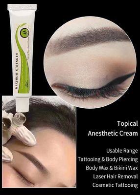 10g krim tato untuk 3-4 jam tanpa rasa sakit dengan ketebalan 2-3 mm dan 50-60 menit aplikasi