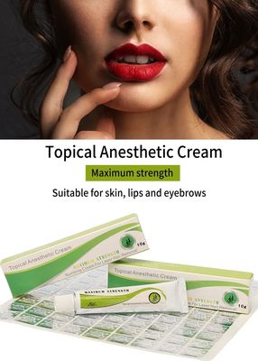 10g krim tato untuk 3-4 jam tanpa rasa sakit dengan ketebalan 2-3 mm dan 50-60 menit aplikasi