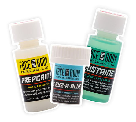 Gel Pereda Nyeri Tato yang Bekerja Cepat dengan 2% Lidokain dan 1.5% Tetrakain untuk Pereda Nyeri dalam 1.2oz/pcs