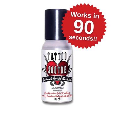 Gel Pereda Nyeri Tato yang Bekerja Cepat dengan 2% Lidokain dan 1.5% Tetrakain untuk Pereda Nyeri dalam 1.2oz/pcs