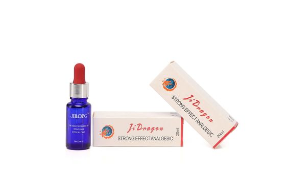 Jilong Fast-Acting Tattoo Numbing Solution 20ml/botol untuk meredakan rasa sakit Menghentikan pendarahan dan mencegah alergi