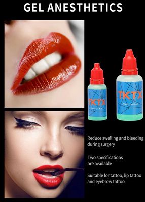 TKTX Numbing Gel 15ml Blue Gel dengan 9% Lidocaine untuk meredakan rasa sakit