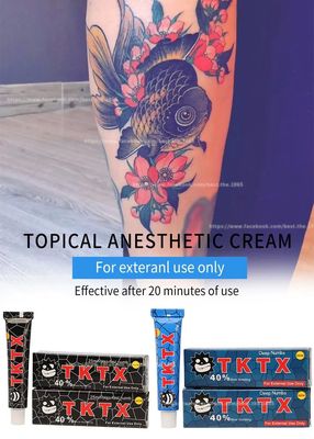 Krim Numb Tktx 55% 75% Asli Tato Anestesi Salep Laser Tato Tktx Krim Numbing Kuat Grosir Harga Pabrik OEM Warna Putih Merah Muda Krim Numb Tktx