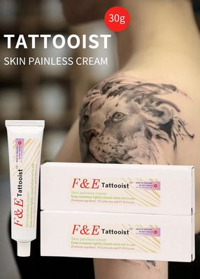 Tattooist F&E Tattoo Numbing Cream Microblading Body Tattoo Harga pabrik Lido-Caine Salep untuk Filler Mico Blading