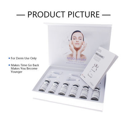 Private Label Anti Kerut Meso Serum Microneedling 6 pcs/Set Menghilangkan Lingkaran Hitam Serum Kerut Mata
