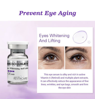 Private Label Anti Kerut Meso Serum Microneedling 6 pcs/Set Menghilangkan Lingkaran Hitam Serum Kerut Mata