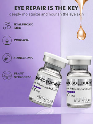 Private Label Anti Kerut Meso Serum Microneedling 6 pcs/Set Menghilangkan Lingkaran Hitam Serum Kerut Mata