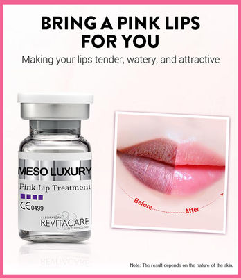 Pink Luxury Vitamin C Lip Serum Meso Organic Treatment Serum Pencerah Bibir