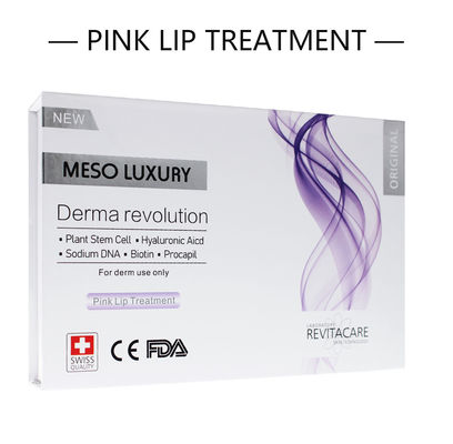 Pink Luxury Vitamin C Lip Serum Meso Organic Treatment Serum Pencerah Bibir