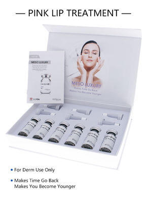 Pink Luxury Vitamin C Lip Serum Meso Organic Treatment Serum Pencerah Bibir